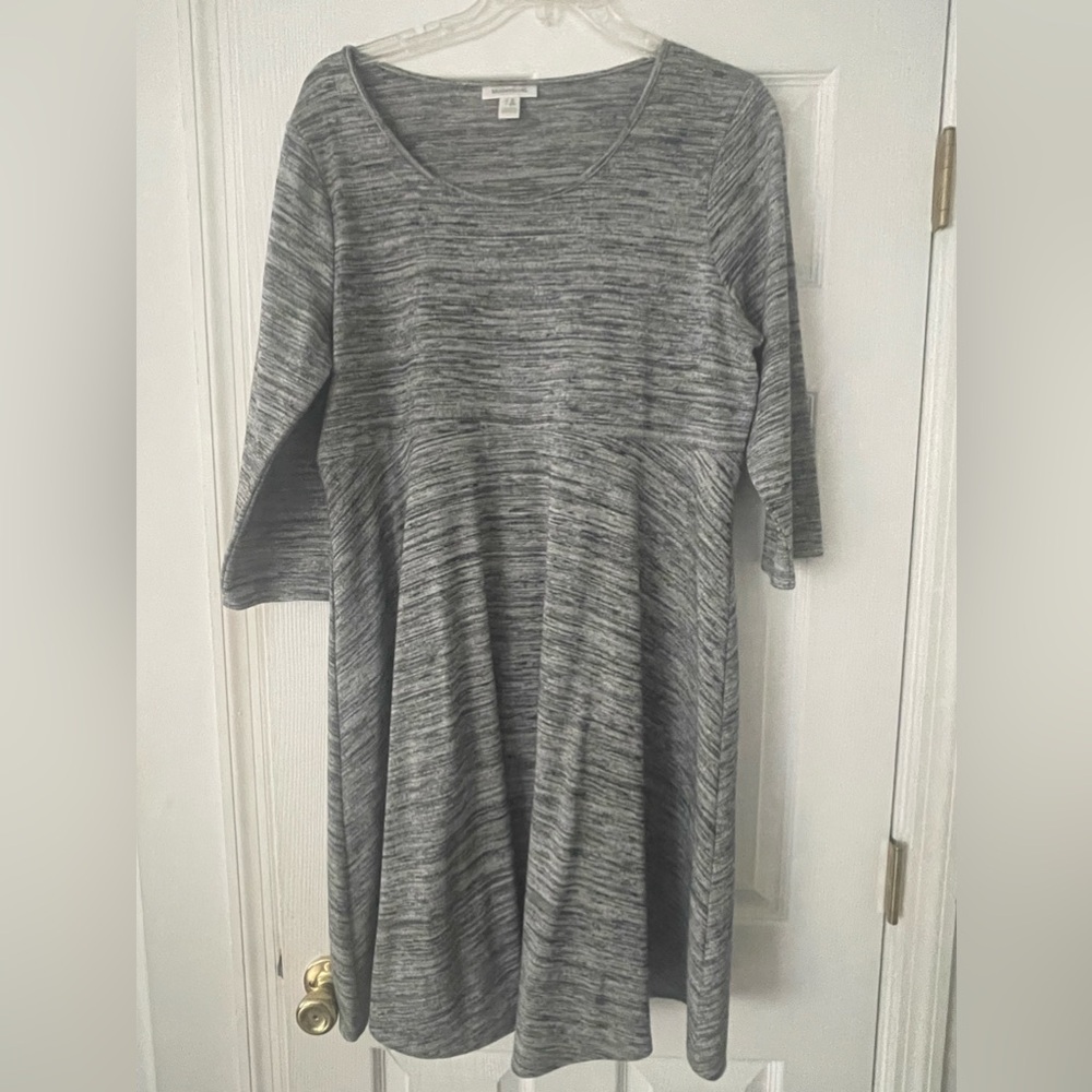 Motherhood Maternity Plus Size Gray Dress
